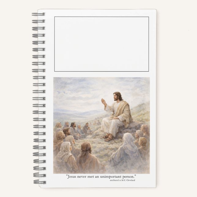 Cuaderno No unimportant person (Anverso)