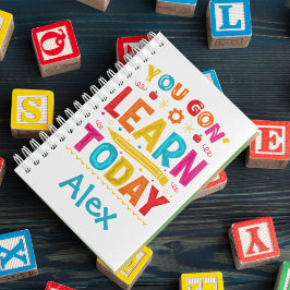 Cuaderno No Vas A Aprender Hoy De Nuevo Al Personalizado Es