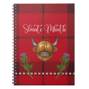 Cuaderno Noche de Burns Slàinte Mhath Vaca de las Tierras A