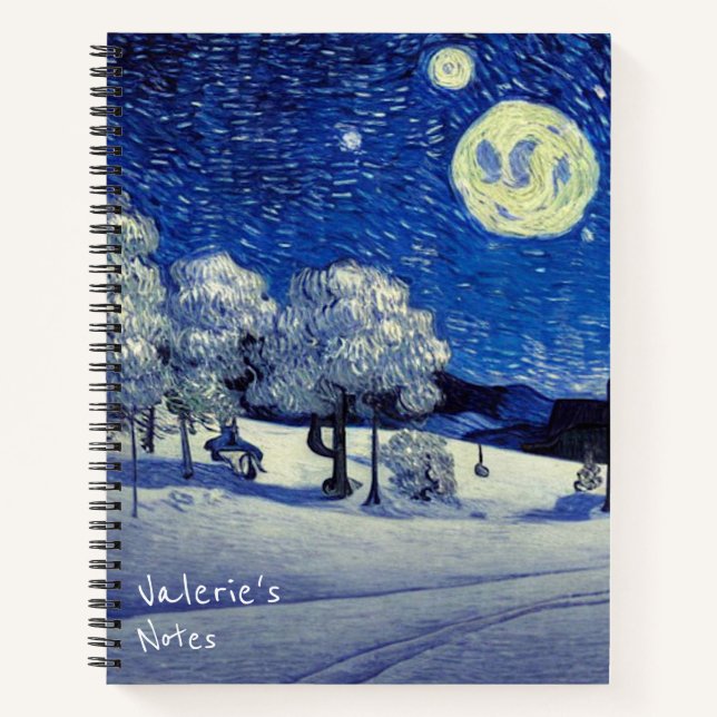 Cuaderno Noche de invierno (Anverso)