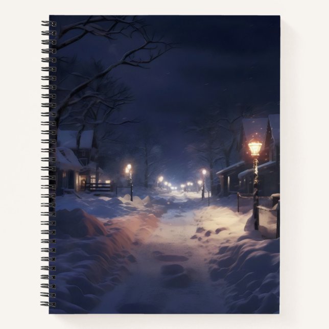 Cuaderno Noche de invierno de la aldea (Anverso)