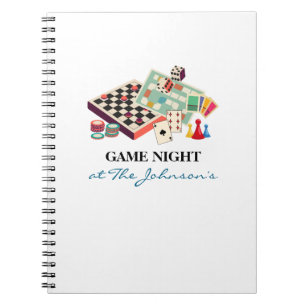 Cuaderno Noche de Juegos Familiares Registro de Puntuación