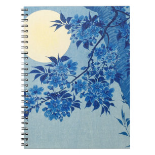 Cuaderno Noche de la luna Árbol azul luna