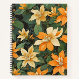 Cuaderno Noche de Naranja y Oro