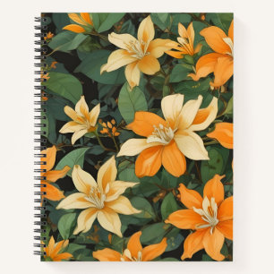 Cuaderno Noche de Naranja y Oro