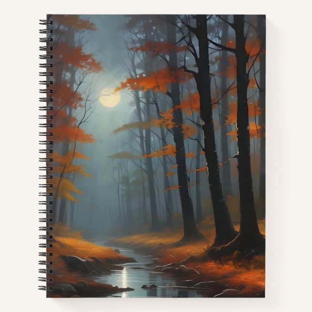 Cuaderno Noche de Otoño en el Río (Anverso)