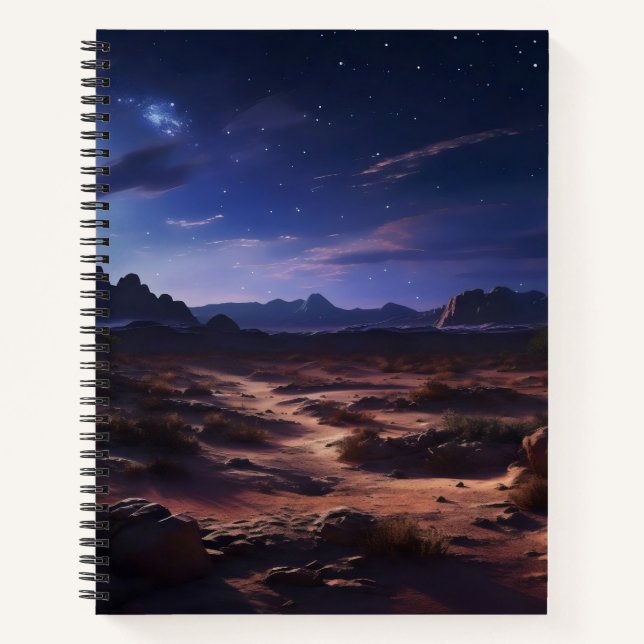 Cuaderno Noche en el desierto (Anverso)