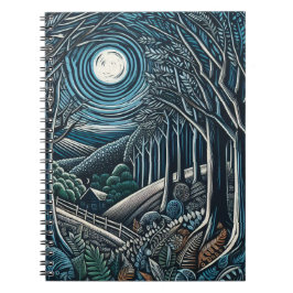 Cuaderno Noche en los bosques