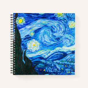 Cuaderno Noche estrellada de Van Gogh