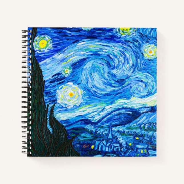 Cuaderno Noche estrellada de Van Gogh (Anverso)