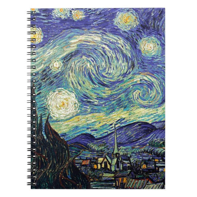 Cuaderno Noche estrellada de van Gogh (Frente)