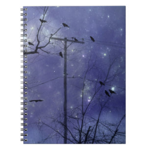 Cuaderno Noche Estrellada Estrellada Cuervos