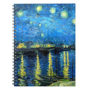 Cuaderno Noche estrellada sobre el Ródano (1888) Espiral Va