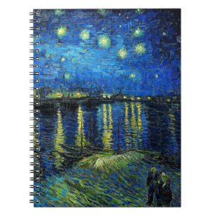 Cuaderno Noche estrellada sobre el Ródano por Vincent Van 