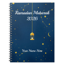 Cuaderno Noche islámica soñadora estrellada