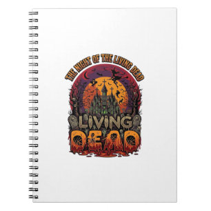 Cuaderno Noche Muerto Vivo Halloween Casa Embrujada Bruja S