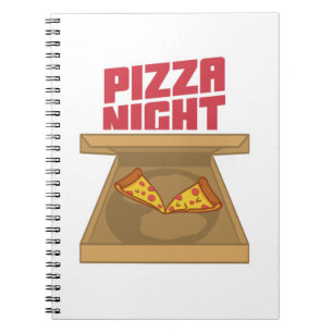 Cuaderno Noche Pizza