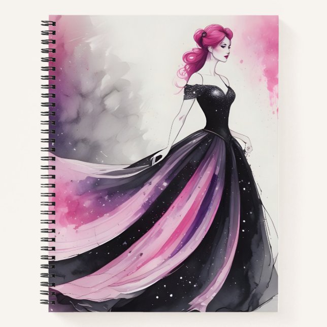 Cuaderno Noche Rosa (Anverso)