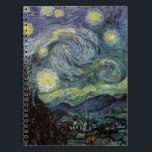 Cuaderno Noche Starry - van Gogh<br><div class="desc">Desde la lámpara de Nuenen del minero hasta la que colocó en su ventana siguiendo la escena con Gauguin; desde la estrella de la noche que observó en 1875 en Corot Olive Orchard hasta la carta que le escribió a su hermano en agosto de 1888, en la que decía: "Algún...</div>
