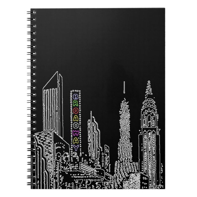 Cuaderno Noches de Broadway (Frente)