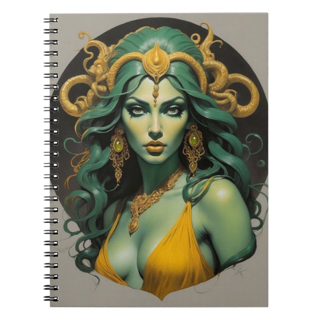 Cuaderno Noches encantadas de Snake Lady (Frente)
