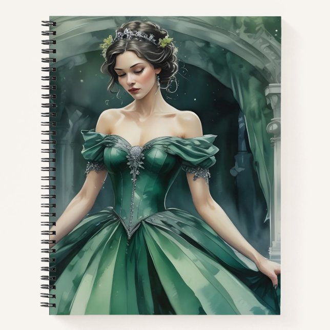 Cuaderno Nocturna Esmeralda (Anverso)