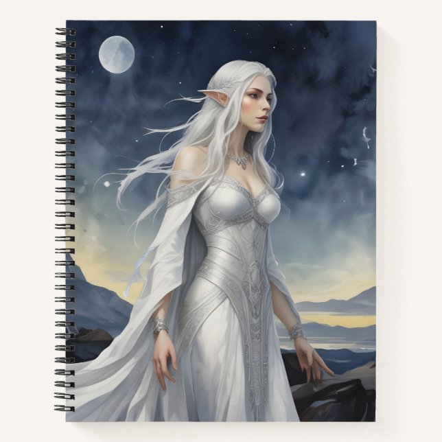 Cuaderno Nocturna Plateada (Anverso)