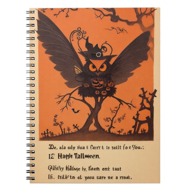 Cuaderno nocturno de halloween de los Whispers de  (Frente)
