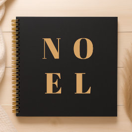 Cuaderno Noel Black and Gold | Navidades de diseño