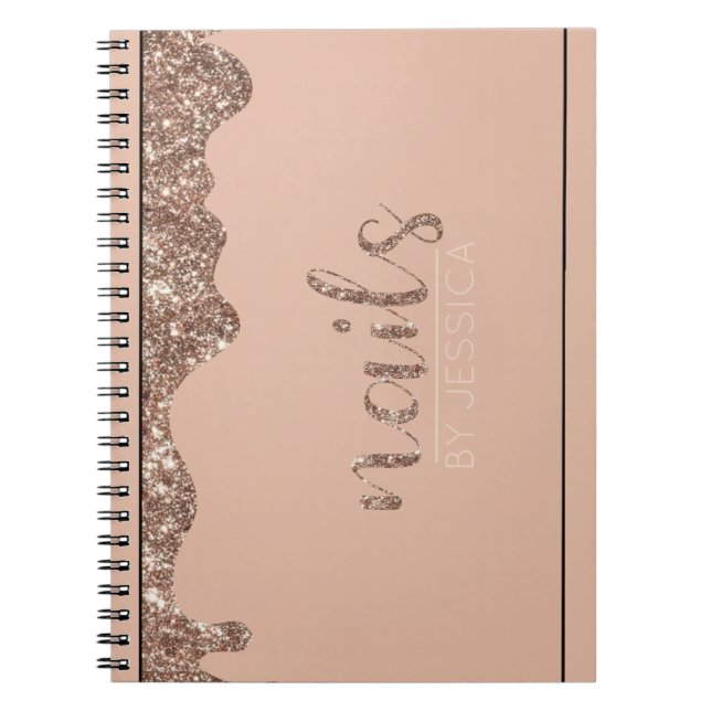 Cuaderno Nombramiento de personalizado Nail Tech (Frente)