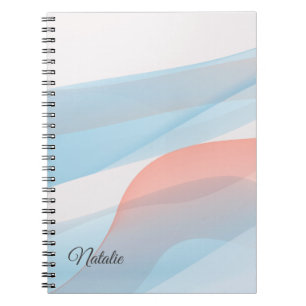 Cuaderno Nombramiento mínimo azul Pastel para bloc de notas