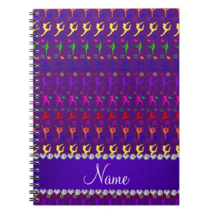 Cuaderno Nombrar estrellas de corazones de gimnasia del arc
