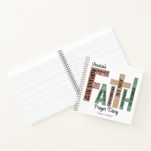 Cuaderno Nombre   Biblia de color puro versus tipografía