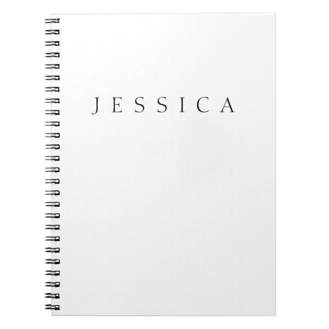 Cuaderno Nombre clásico (o palabra) (Frente)