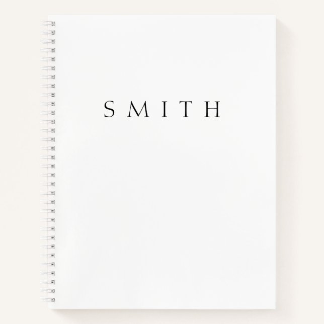 Cuaderno Nombre clásico (o palabra) (Anverso)