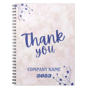 Cuaderno Nombre Clásico Personalizable Mármol Blanco