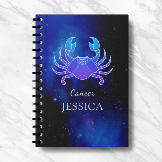 Cuaderno Nombre con signo Zodiac Cáncer (Subido por el creador)