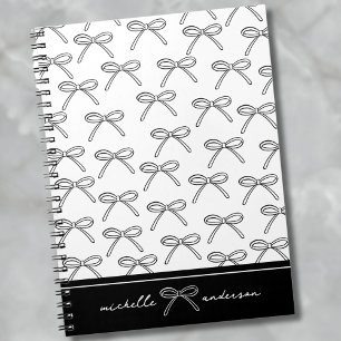 Cuaderno Nombre de Arco Minimalista Personalizado
