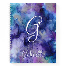 Nombre de color de agua de galaxia púrpura y azul 