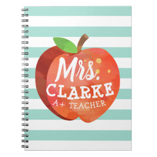 Cuaderno Nombre de encargo de Apple el   del profesor