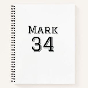 Cuaderno nombre de equipo agregar nombre de jugador fecha d