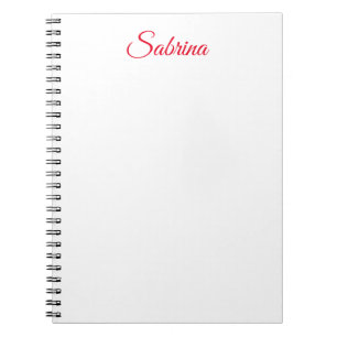 Cuaderno Nombre de escritura a mano clásica profesional per