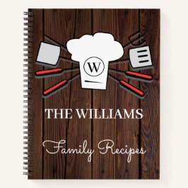 Cuaderno Nombre de familia de Personalizados rusos y chef m
