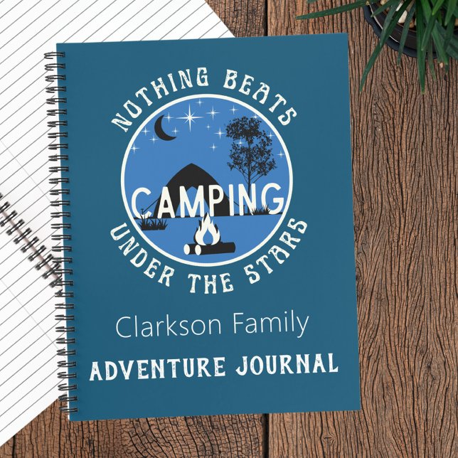 Cuaderno Nombre de familia personalizado Registro de campin (Subido por el creador)