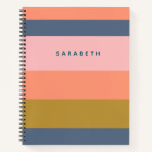 Nombre de franjas modernas y elegantes en tonos de