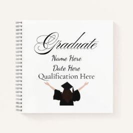 Cuaderno Nombre de graduación personalizado, regalo persona