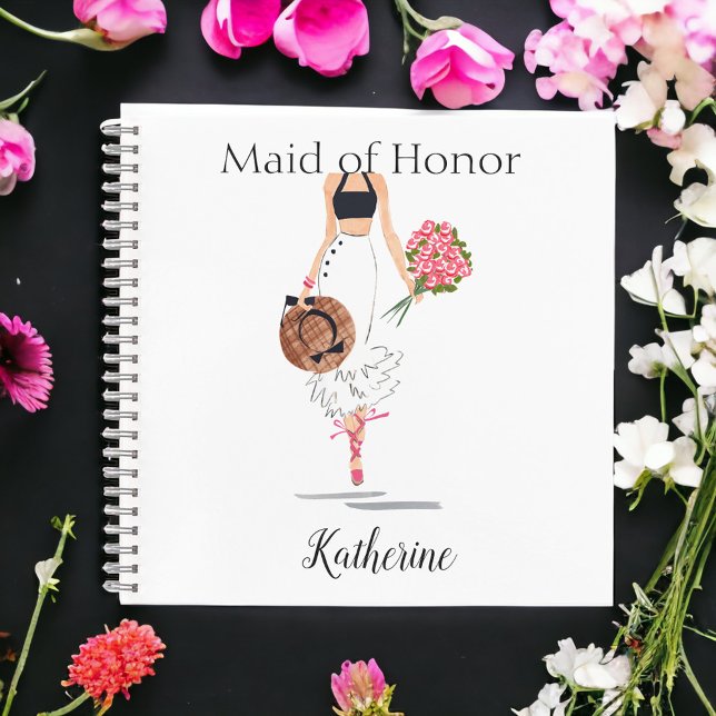 Cuaderno Nombre de la moda elegante de la dama de honor (Subido por el creador)