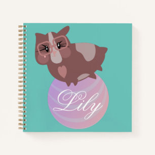 Cuaderno Nombre de las estrellas de la pelota de ejercicio 