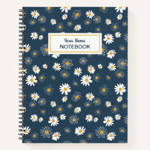 Cuaderno Nombre de las flores amarillas de la marina Showy