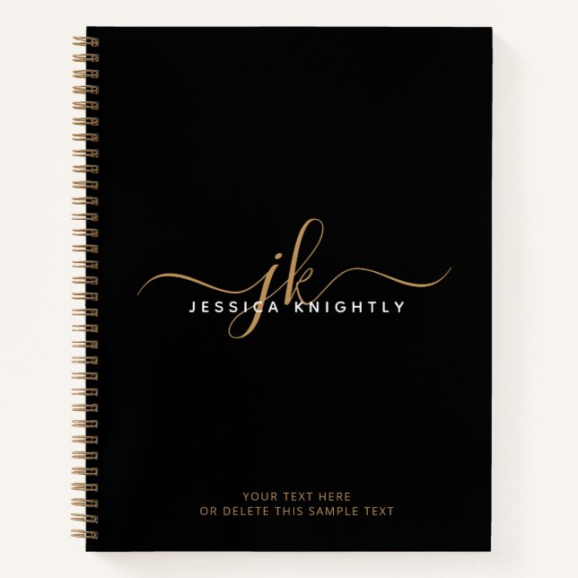 Cuaderno Nombre de las iniciales del monograma de la escrit (Anverso)